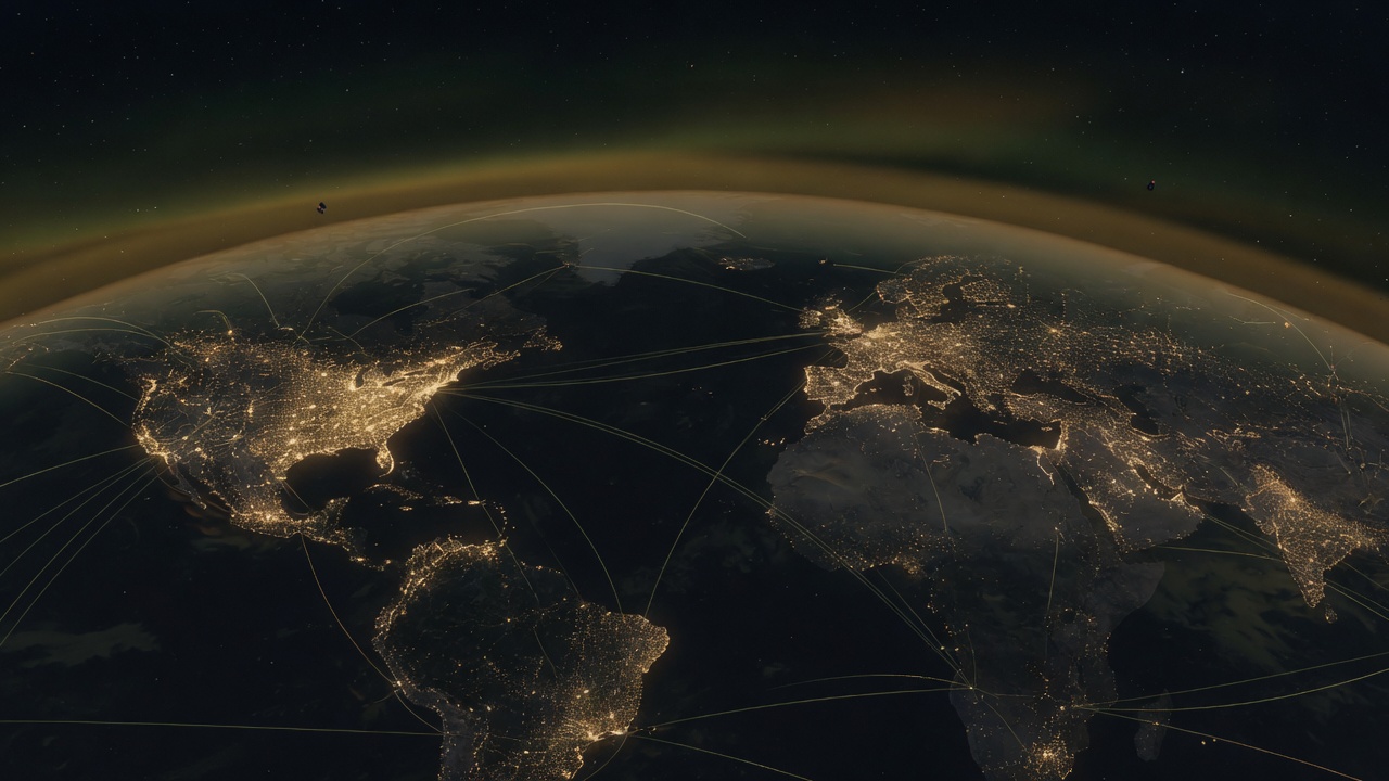 Earth from space network